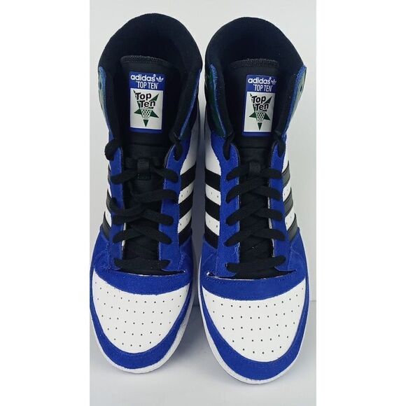 Adidas  Top Ten RB Men\'s Size 10.5  Leather Shoes FZ6199 Lucid Blue Black Green main image 15